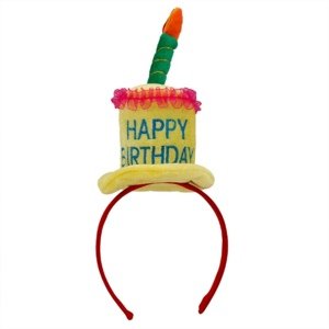 Party čelenka narozeninový dort