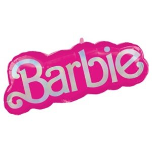 Fóliový balonek - nápis Barbie 81 cm x 30 cm