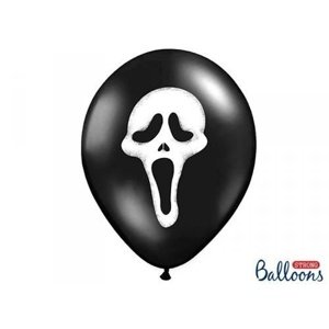 Latexový balonek Halloween maska 30 cm