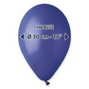 Balonky 30 cm - tmavě modrá 100 ks
