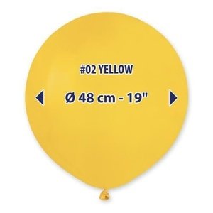 Balonek žlutý 48 cm