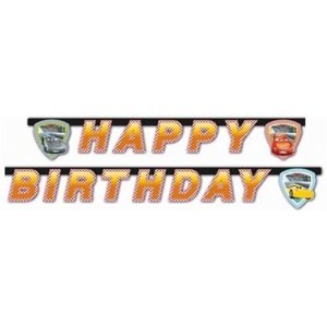 Party nápis Cars 3 Happy Birthday