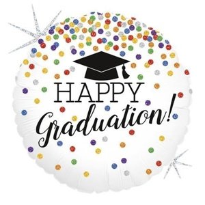 Foliový balonek Happy Graduation! 45 cm
