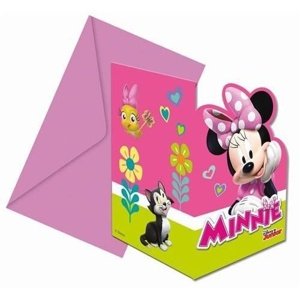 Party pozvánky Minnie Happy Helpers 6 ks