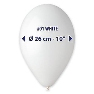 Balonek bílý 26 cm
