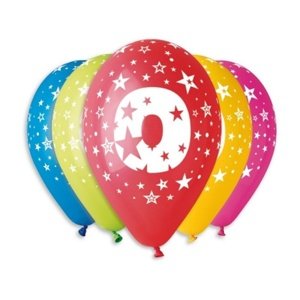 Latexový balonek číslo 0 - 30 cm