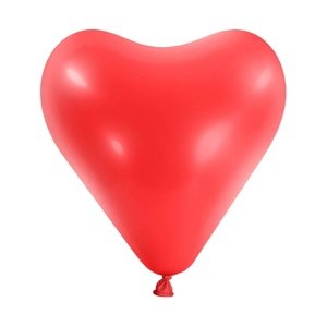 Balonek Standard Heart Apple Red 30 cm, DS45 - Srdce červené