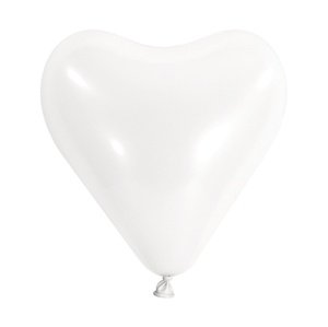 Balonek Standard Heart Frosty White 30 cm, D01 - Srdce bílé