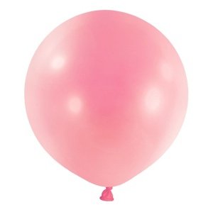 Balonek Fashion Pretty Pink 60 cm, D73 - Sv. ružový, 4 ks