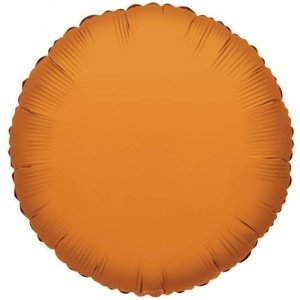 Foliový balonek kruh oranžová 46 cm