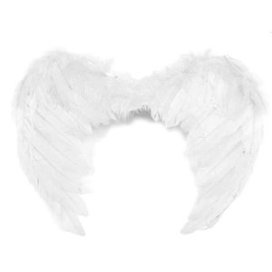 Andělská křídla bílá XL 80 x 60 cm