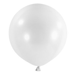 Balonek Standard Frosty White 60 cm, D01 - bílý, 4 ks