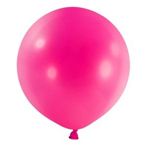 Balonek Fashion Hot Pink 60 cm, D07 - Tm. Růžový, 4 ks