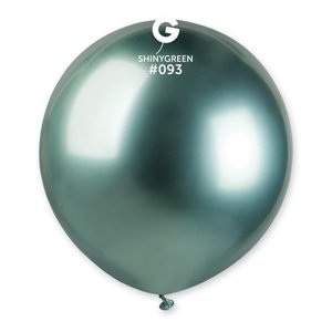Latexový balonek chromový zelený 48 cm